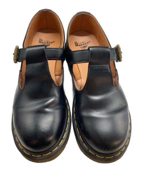 Dr.Martens（ドクターマーチン）Dr.Martens (ドクターマーチン) POLLEY Tバーシューズ ブラック サイズ:EU38の古着・服飾アイテム