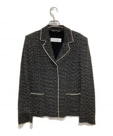 MaxMara（マックスマーラ）の古着「刺繍柄スカートセット」｜ブラック