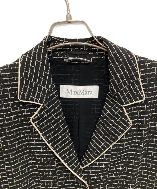 MaxMara（マックスマーラ）MaxMara (マックスマーラ) 刺繍柄スカートセット ブラック サイズ:42の古着・服飾アイテム