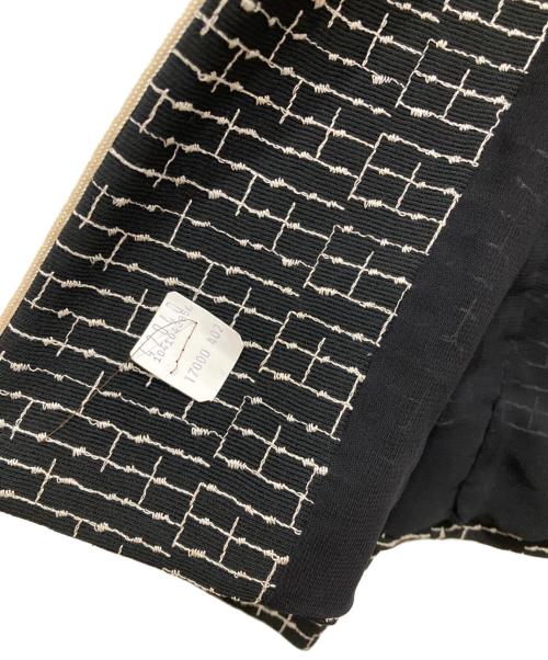 MaxMara（マックスマーラ）MaxMara (マックスマーラ) 刺繍柄スカートセット ブラック サイズ:42の古着・服飾アイテム