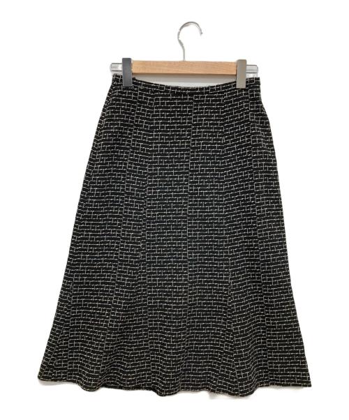 MaxMara（マックスマーラ）MaxMara (マックスマーラ) 刺繍柄スカートセット ブラック サイズ:42の古着・服飾アイテム