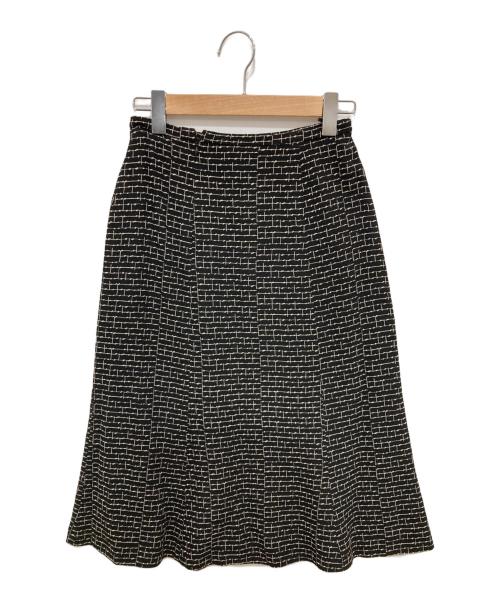 MaxMara（マックスマーラ）MaxMara (マックスマーラ) 刺繍柄スカートセット ブラック サイズ:42の古着・服飾アイテム