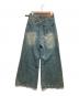 masonprince (メゾンプリンス) サイドベルト ワイドフレアデニムパンツ インディゴ サイズ:1：7000円