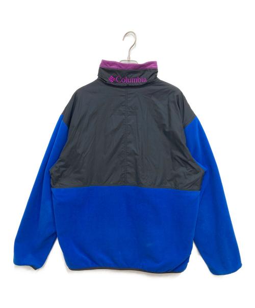 Columbia（コロンビア）Columbia (コロンビア) フリースジャケット ブラック×ブルー サイズ:Lの古着・服飾アイテム