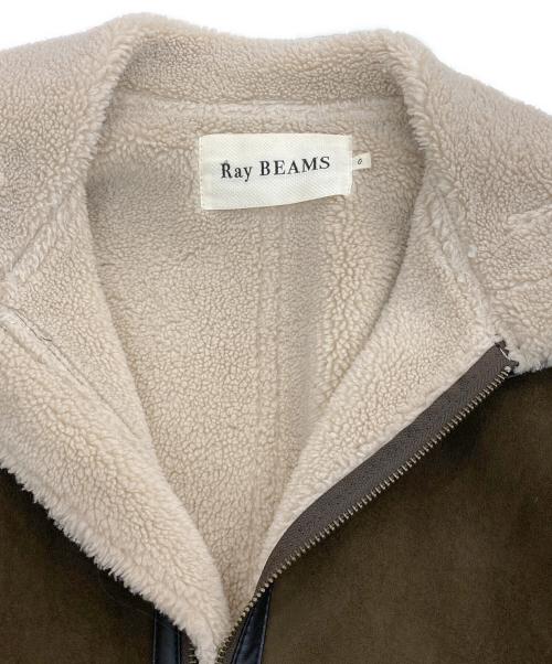 RAY BEAMS（レイ ビームス）RAY BEAMS (レイ ビームス) フェイクムートンボマーブルゾン ブラウンの古着・服飾アイテム