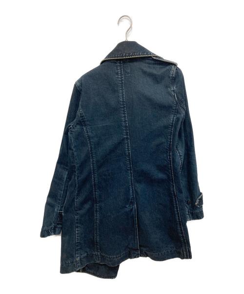 POLO RALPH LAUREN（ポロ・ラルフローレン）POLO RALPH LAUREN (ポロ・ラルフローレン) デニムトレンチコート ブルー サイズ:XSの古着・服飾アイテム