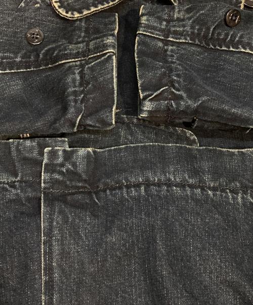 POLO RALPH LAUREN（ポロ・ラルフローレン）POLO RALPH LAUREN (ポロ・ラルフローレン) デニムトレンチコート ブルー サイズ:XSの古着・服飾アイテム