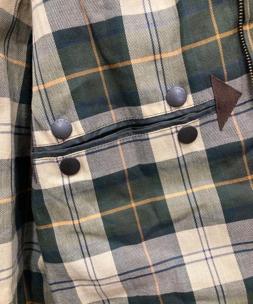 Barbour（バブアー）Barbour (バブアー) BORDER WAX JACKET オリーブ サイズ:36相当の古着・服飾アイテム