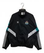 adidasアディダス）の古着「ナイロントラックジャケット」｜ブラック