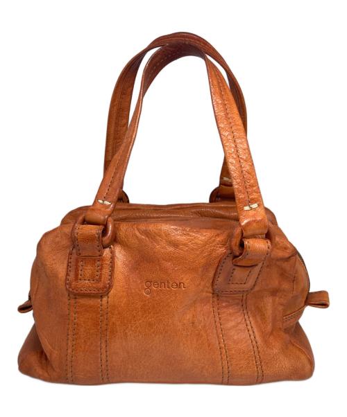 genten（ゲンテン）genten (ゲンテン) ハンドバッグ ブラウンの古着・服飾アイテム