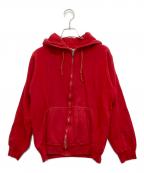 USEDユーズド）の古着「ヴィンテージフルジップパーカー」｜レッド