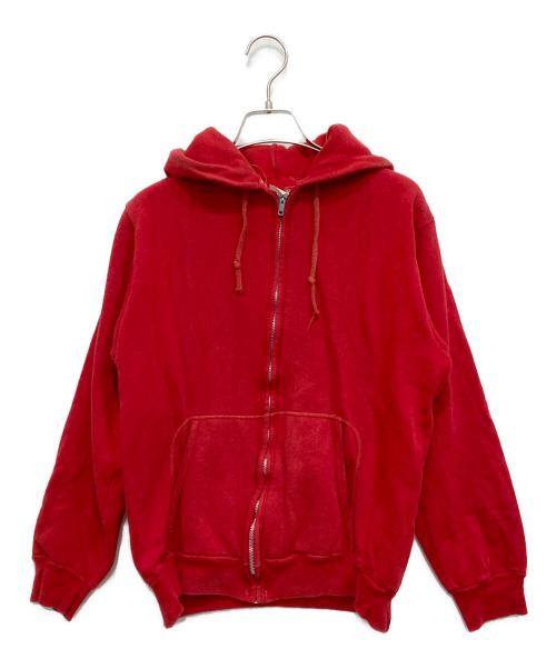 USED（ユーズド）USED (ユーズド) ヴィンテージフルジップパーカー レッド サイズ:S相当の古着・服飾アイテム