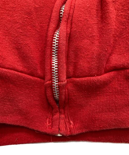 USED（ユーズド）USED (ユーズド) ヴィンテージフルジップパーカー レッド サイズ:S相当の古着・服飾アイテム