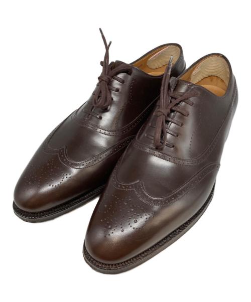 JOHN LOBB（ジョンロブ）JOHN LOBB (ジョンロブ) ウィングチップシューズ ブラウン サイズ:7の古着・服飾アイテム