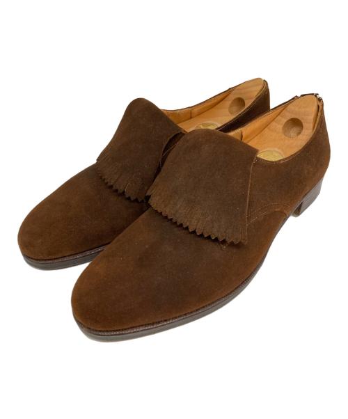John Lobb London（ジョンロブ ロンドン）John Lobb LONDON (ジョンロブ ロンドン) キルトタンスウェードシューズ ブラウン サイズ:表記なしの古着・服飾アイテム