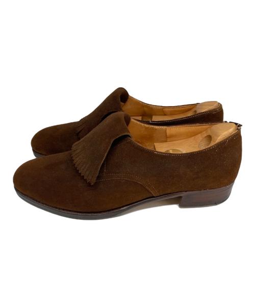 John Lobb London（ジョンロブ ロンドン）John Lobb LONDON (ジョンロブ ロンドン) キルトタンスウェードシューズ ブラウン サイズ:表記なしの古着・服飾アイテム