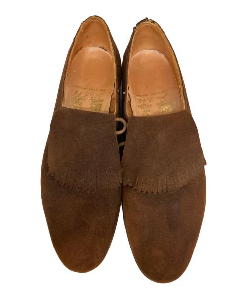 John Lobb London（ジョンロブ ロンドン）John Lobb LONDON (ジョンロブ ロンドン) キルトタンスウェードシューズ ブラウン サイズ:表記なしの古着・服飾アイテム