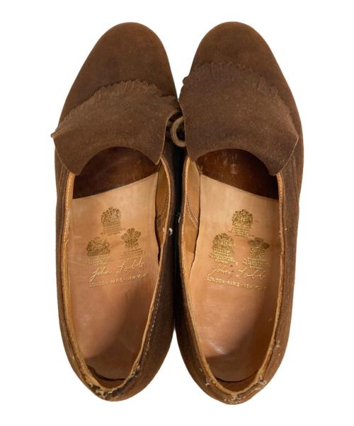 John Lobb London（ジョンロブ ロンドン）John Lobb LONDON (ジョンロブ ロンドン) キルトタンスウェードシューズ ブラウン サイズ:表記なしの古着・服飾アイテム