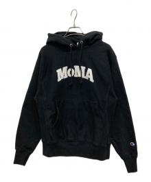 Champion（チャンピオン）の古着「リバースウィーブパーカー」｜ブラック