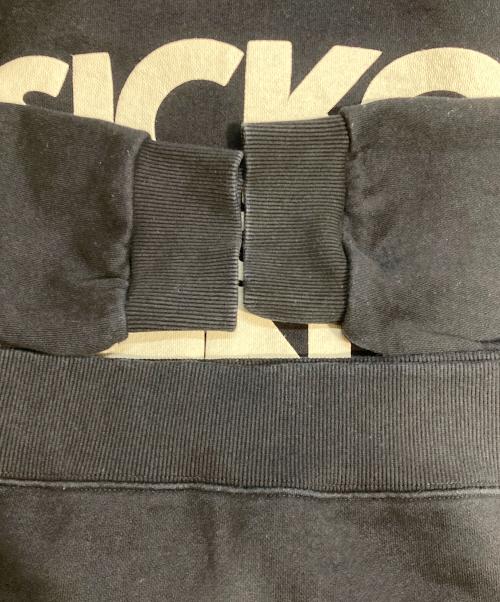 AMNJX OF THE YEAR（エーエムエヌジェーエックスオブザイヤー）Amnjx of the year (エーエムエヌジェーエックスオブザイヤー) FRUIT OF THE LOOM (フルーツオブザルーム) SICKO FROM AMNJX HOODIE ブラック サイズ:Lの古着・服飾アイテム