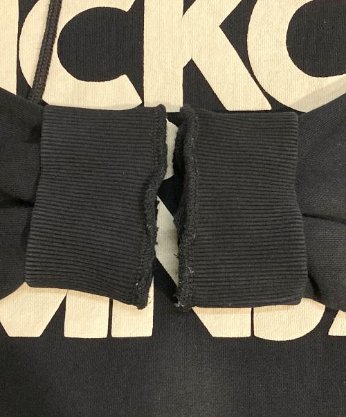 AMNJX OF THE YEAR（エーエムエヌジェーエックスオブザイヤー）Amnjx of the year (エーエムエヌジェーエックスオブザイヤー) FRUIT OF THE LOOM (フルーツオブザルーム) SICKO FROM AMNJX HOODIE ブラック サイズ:Lの古着・服飾アイテム