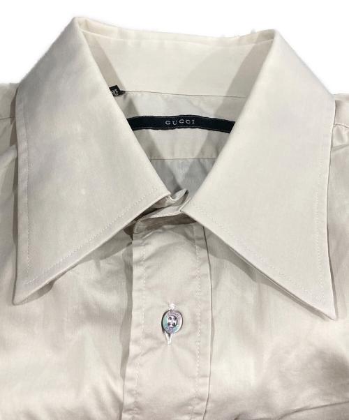 GUCCI（グッチ）GUCCI (グッチ) シャツ ベージュ サイズ:Lの古着・服飾アイテム