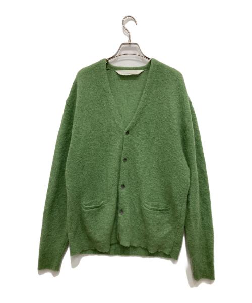NONSAPIENS（ノンサピエンス）NONSAPIENS (ノンサピエンス) モヘア混カーディガン グリーン サイズ:1の古着・服飾アイテム