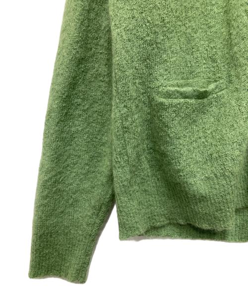 NONSAPIENS（ノンサピエンス）NONSAPIENS (ノンサピエンス) モヘア混カーディガン グリーン サイズ:1の古着・服飾アイテム