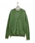 NONSAPIENS（ノンサピエンス）の古着「モヘア混カーディガン」｜グリーン