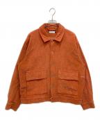 POP TRADING COMPANYポップトレーディングカンパニー）の古着「コーデュロイジャケット」｜オレンジ