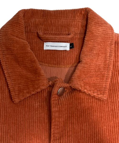 POP TRADING COMPANY（ポップトレーディングカンパニー）POP TRADING COMPANY (ポップトレーディングカンパニー) コーデュロイジャケット オレンジ サイズ:Lの古着・服飾アイテム