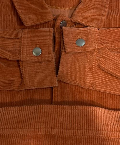 POP TRADING COMPANY（ポップトレーディングカンパニー）POP TRADING COMPANY (ポップトレーディングカンパニー) コーデュロイジャケット オレンジ サイズ:Lの古着・服飾アイテム