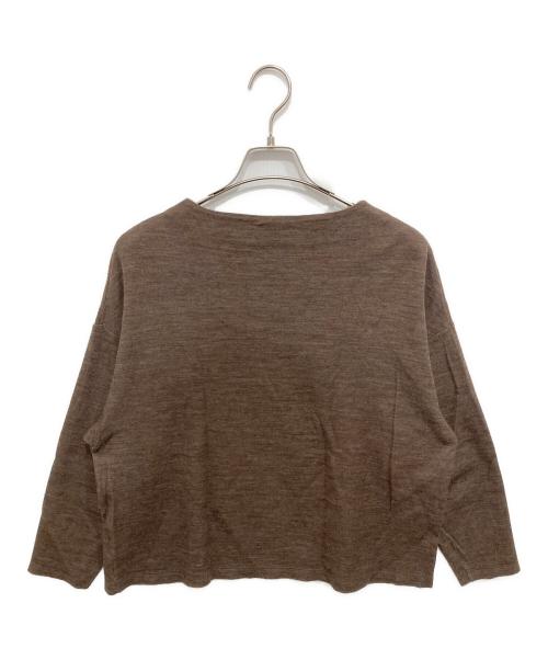 中川政七商店（ナカガワマサシチショウテン）中川政七商店 (ナカガワマサシチショウテン) 綿ウール接結のワイドプルオーバー ブラウン サイズ:FREEの古着・服飾アイテム