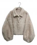 Snidelスナイデル）の古着「ボアショートコート」｜アイボリー