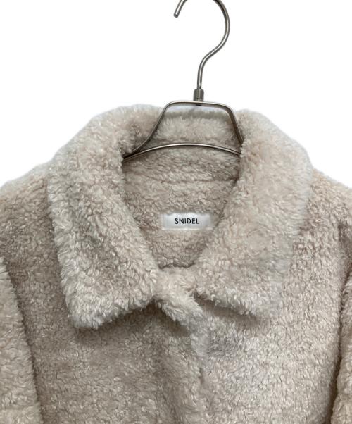 Snidel（スナイデル）Snidel (スナイデル) ボアショートコート アイボリー サイズ:ONE　SIZEの古着・服飾アイテム