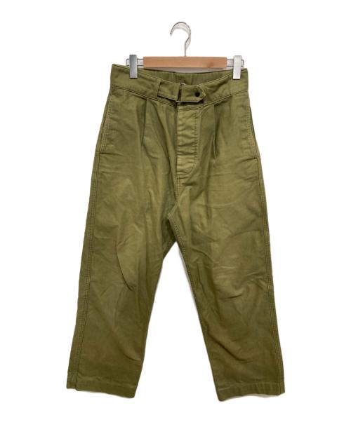 MHL（エムエイチエル）MHL (エムエイチエル) DENSE COTTON DRILL PANT グリーン サイズ:Mの古着・服飾アイテム
