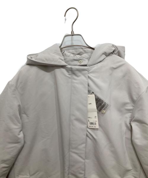 UNIQLO（ユニクロ）UNIQLO (ユニクロ) ハイブリットダウンコクーンコート グレー サイズ:L 未使用品の古着・服飾アイテム