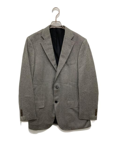 TOMORROW LAND（トゥモローランド）TOMORROW LAND (トゥモローランド) ウールカシミヤテーラードジャケット グレー サイズ:48の古着・服飾アイテム