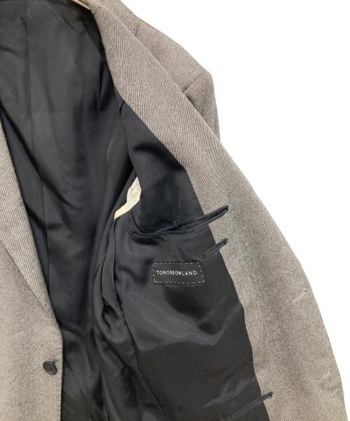 TOMORROW LAND（トゥモローランド）TOMORROW LAND (トゥモローランド) ウールカシミヤテーラードジャケット グレー サイズ:48の古着・服飾アイテム