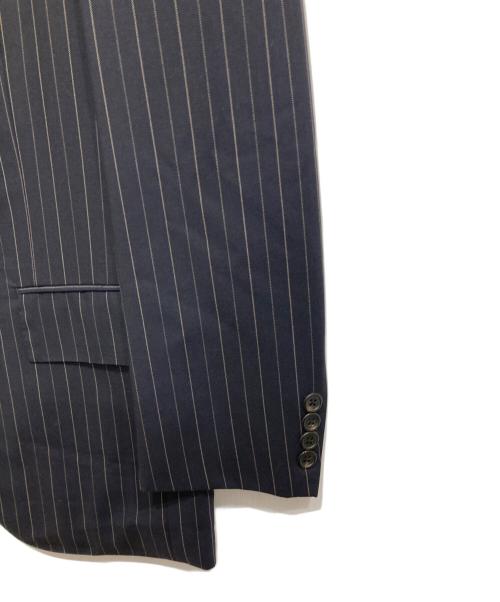 POLO RALPH LAUREN（ポロ・ラルフローレン）POLO RALPH LAUREN (ポロ・ラルフローレン) 段返りストライプセットアップスーツ ネイビー サイズ:不明の古着・服飾アイテム