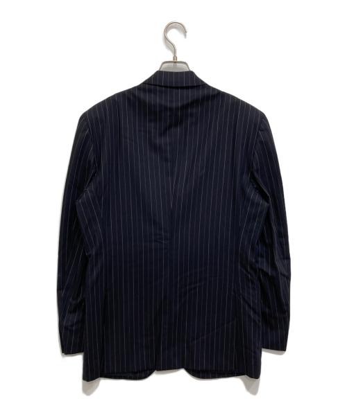 POLO RALPH LAUREN（ポロ・ラルフローレン）POLO RALPH LAUREN (ポロ・ラルフローレン) 段返りストライプセットアップスーツ ネイビー サイズ:不明の古着・服飾アイテム