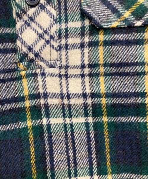 L.L.Bean（エルエルビーン）L.L.Bean (エルエルビーン) 70'sチェックネルシャツ グリーン×アイボリー サイズ:Mの古着・服飾アイテム