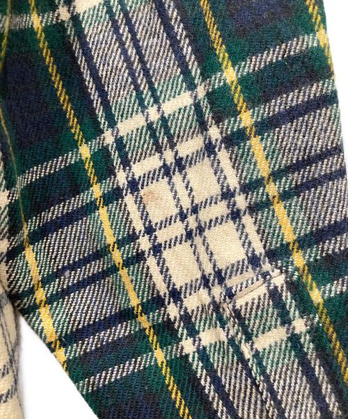 L.L.Bean（エルエルビーン）L.L.Bean (エルエルビーン) 70'sチェックネルシャツ グリーン×アイボリー サイズ:Mの古着・服飾アイテム