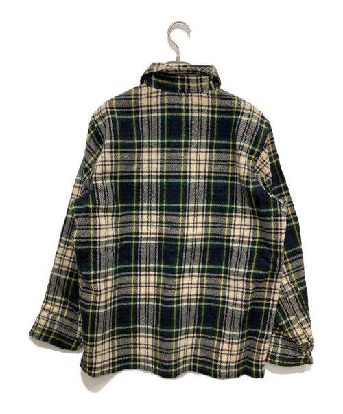 L.L.Bean（エルエルビーン）L.L.Bean (エルエルビーン) 70'sチェックネルシャツ グリーン×アイボリー サイズ:Mの古着・服飾アイテム