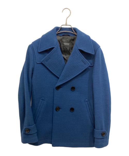 BURBERRY BLACK LABEL（バーバリーブラックレーベル）BURBERRY BLACK LABEL (バーバリーブラックレーベル) Pコート ブルー サイズ:Lの古着・服飾アイテム