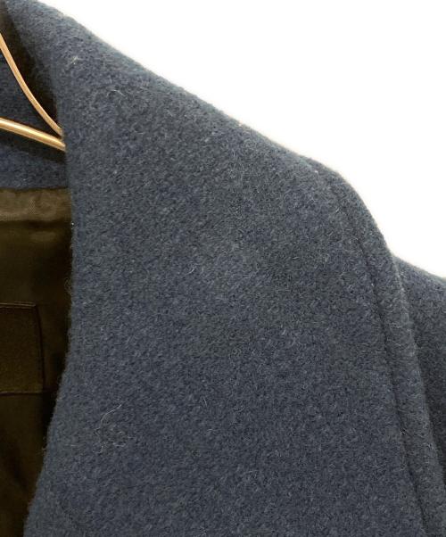 BURBERRY BLACK LABEL（バーバリーブラックレーベル）BURBERRY BLACK LABEL (バーバリーブラックレーベル) Pコート ブルー サイズ:Lの古着・服飾アイテム