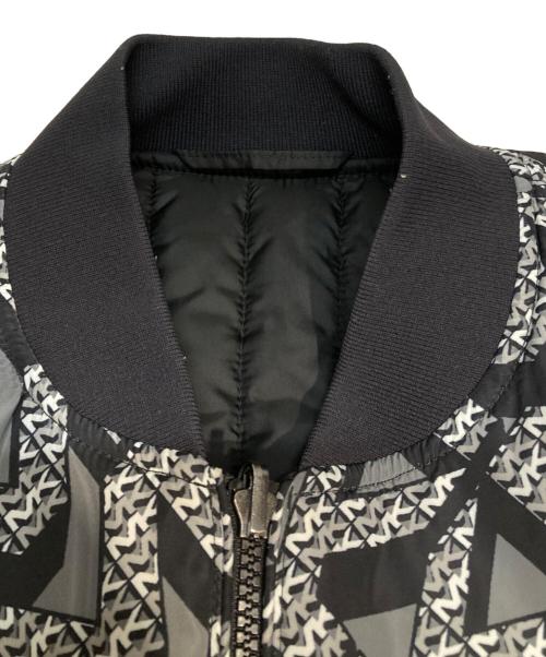 MICHAEL KORS（マイケル・コース）MICHAEL KORS (マイケル・コース) 中綿リバーシブルジャケット ブラック×グレー サイズ:Lの古着・服飾アイテム