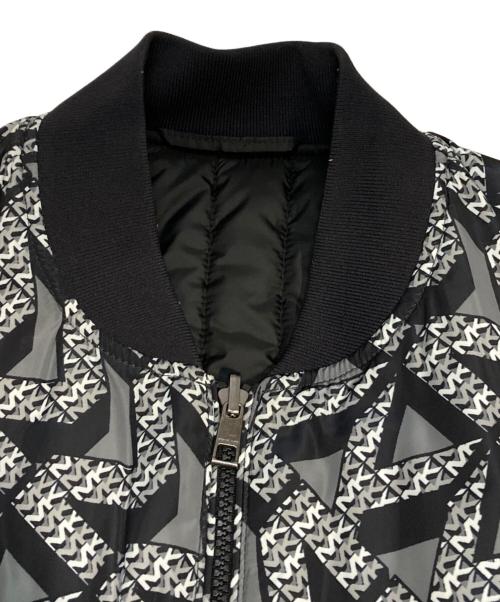 MICHAEL KORS（マイケル・コース）MICHAEL KORS (マイケル・コース) 中綿リバーシブルジャケット ブラック×グレー サイズ:Lの古着・服飾アイテム