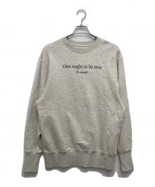 willfully（ウィルフリー）の古着「プリントオーバースウェット」｜グレー