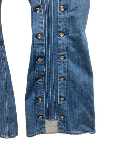 YOHEI OHNO（ヨウヘイオオノ）YOHEI OHNO (ヨウヘイオオノ) ”Car” Denim Trousers ブルー サイズ:38の古着・服飾アイテム